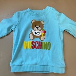 Moschino Light Blue Toy Bear Sweatshirt